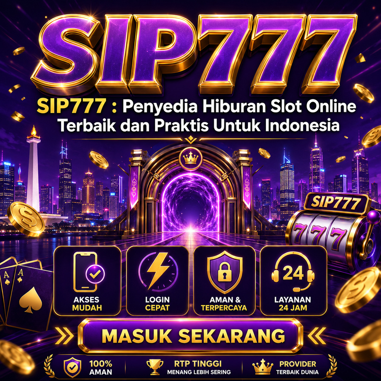 SIP777 : Penyedia Hiburan Slot Online Terbaik dan Praktis Untuk Indonesia